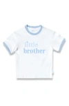 Bits & Bows Little Brother T-shirt In Blue