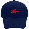 Bits & Bows Lobster Twill Baseball Hat In Blue
