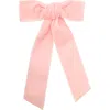Bits & Bows Kids'  Long-tailed Velvet Hair Bow Barrette In Pink