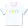 Bits & Bows Love Tennis T-shirt In Blue