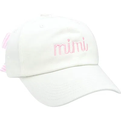 Bits & Bows Mimi Adult Bow Baseball Hat In Gray