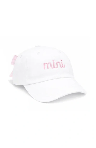 BITS & BOWS BITS & BOWS MINI BOW BASEBALL HAT