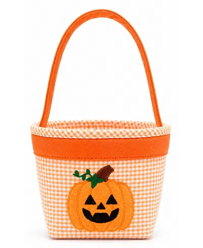 Bits & Bows Kids' Petite Pumpkin Halloween Tote In Orange