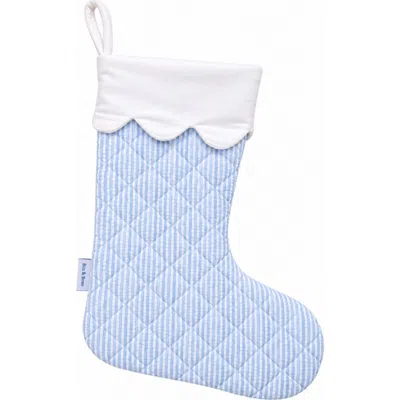 Bits & Bows Quilted Stocking (baby, Toddler, Little Kid, Big Kid) In Blue