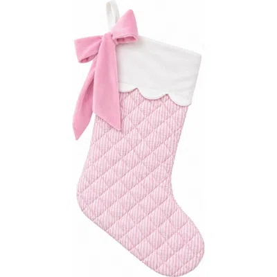 Bits & Bows Quilted Stocking (baby, Toddler, Little Kid, Big Kid) In Pink