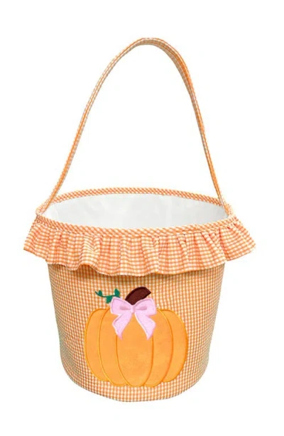 Bits & Bows Kids'  Ruffled Bow Halloween Pumpkin Tote
