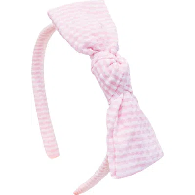 Bits & Bows Kids'  Seersucker Bow Headband In Multi