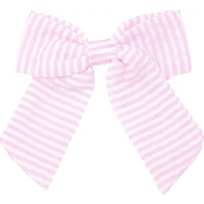 Bits & Bows Kids'  Seersucker Girls' Hair Bow Barrette In Multi