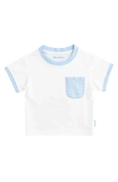 Bits & Bows Seersucker Pocket T-shirt In Multi