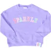 Bits & Bows Sparkle Sweatshirt In Purple