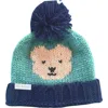 Bits & Bows Teddy Bear Bobble Hat In Multi