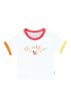 Bits & Bows Thankful Thanksgiving T-shirt In White