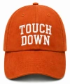 Bits & Bows Touch Down Baseball Hat In Orange