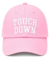 Bits & Bows Touch Down Bow Baseball Hat In Red
