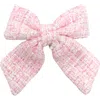 Bits & Bows Tweed Girls' Hair Bow Barrette In Multi