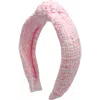 Bits & Bows Tweed Knot Headband In Multi