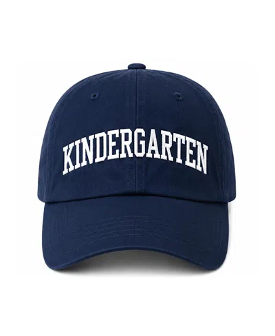 Bits & Bows Kids' Unisex Back-to-school Kindergarten Baseball Hat In Blue