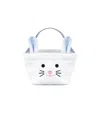Bits & Bows Kids' Unisex Easter Bitty Bunny Basket In White