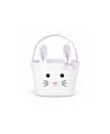Bits & Bows Kids' Unisex Easter Bitty Bunny Basket In White