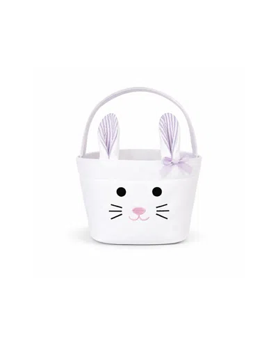 Bits & Bows Kids' Unisex Easter Bitty Bunny Basket In Purple
