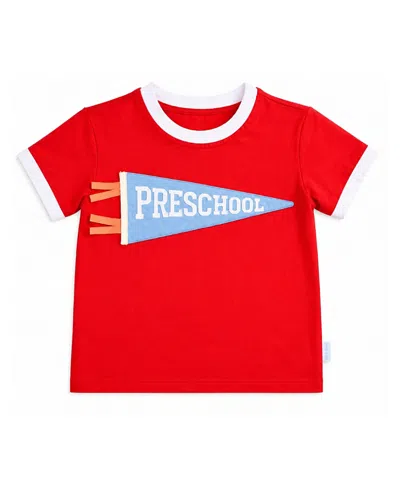 Bits & Bows Kids'  Preschool Crewneck T-shirt In Red