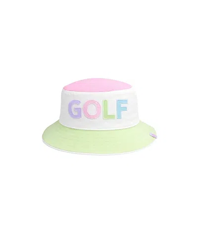 Bits & Bows Kids' Unisex Rainbow Golf Bucket Hat In Multi