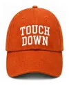 Bits & Bows Touch Down Baseball Hat In Orange