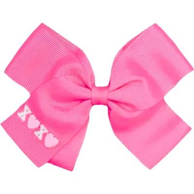 Bits & Bows Kids'  Xo Hair Bow In Pink