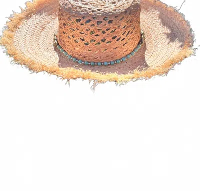 Bitsandpiecestogo Women's Paloma Hat In Beige In Sand
