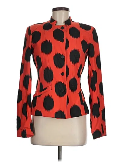 Pre-owned Bitte Kai Rand Blazer Jacket In Red