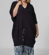 Bitte Kai Rand Bloom Knit Tunic - Plus In Black In Black