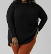 Bitte Kai Rand Cocoon Wool Blend Sweater - Plus Size In Black In Black