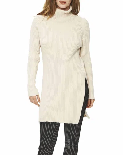 Bitte Kai Rand Gamine Knit Turtleneck Blouse In Ivory In Multi