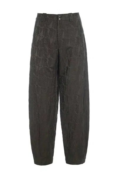 Bitte Kai Rand Jacquard Stretch Pants In Deep Forest