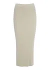 Bitte Kai Rand Long Knit Skirt In Ivory In Multi