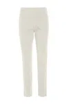 BITTE KAI RAND MAGIC STRETCH TROUSERS WITH SLITS A LENGTH IN IVORY
