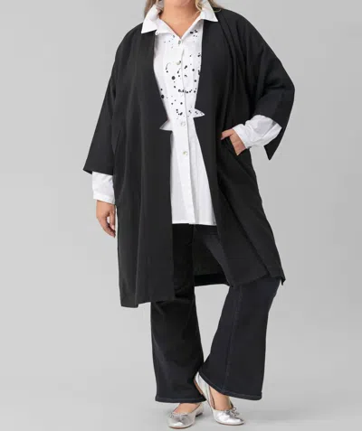 Bitte Kai Rand Nami Crepe Kimono Jacket In Black
