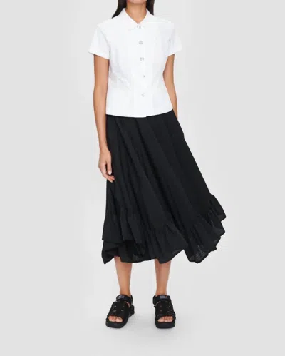 Bitte Kai Rand Nami Seersucker Skirt In Black