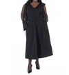 Bitte Kai Rand Sakura Stretch Long Midi Dress - Plus In Black In Black