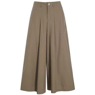 Bitte Kai Rand Wide Leg Trouser In Chocolate Chip In Brown