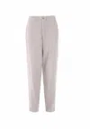 Bitte Kai Rand Women's Lazy Linen Narrow Pant In Ash Pink In Multi