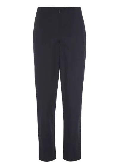 Bitte Kai Rand Women's Paper Poplin Narrow Pants In Black In Blue