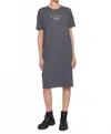 Bitte Kai Rand Women's Shirt Dress In Grey W Copper Lettering In Gray