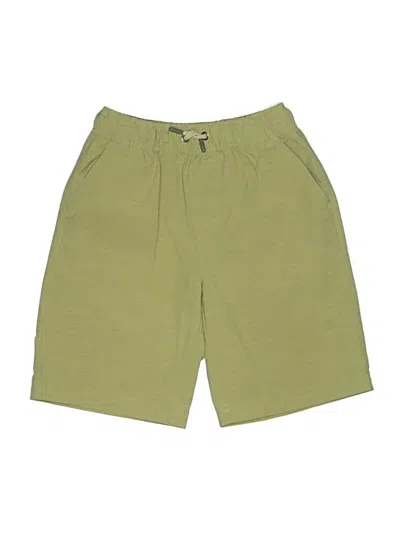 Pre-owned Bixby Nomad Kids' Khaki Shorts In Green