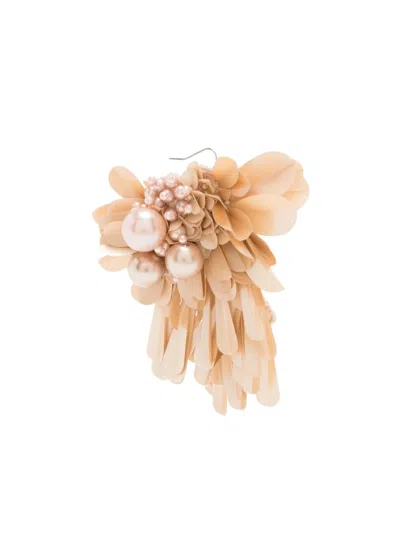 Biyan Embellished Earrings In Neutrals