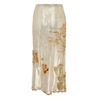 Biyan Embellished Mix Tulle Skirt