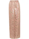 Biyan Floral Palazzo Pants In Pink