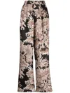 Biyan Palazzohose Mit Blumen-print In Brown