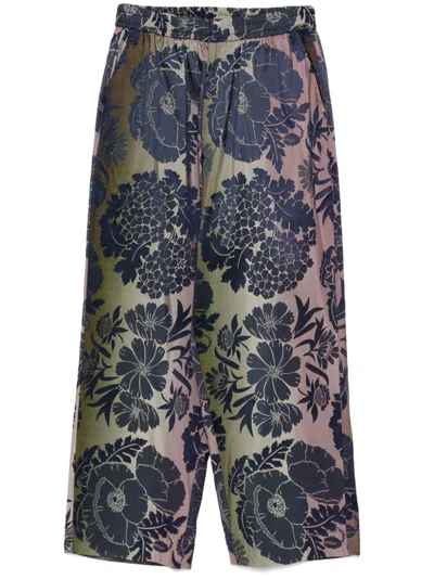 Biyan Jacquard-hose In Violett