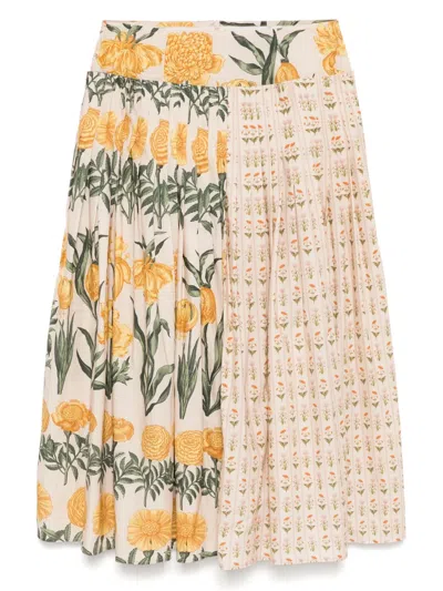 Biyan Pleated Skirt In Pink